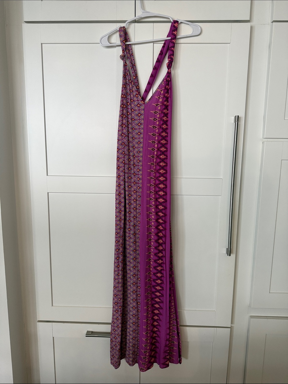 Tigerlily Fuchsia and Magenta Patterned Maxi Dress